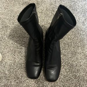 Silent D (from Anthropologie) leather sock boot